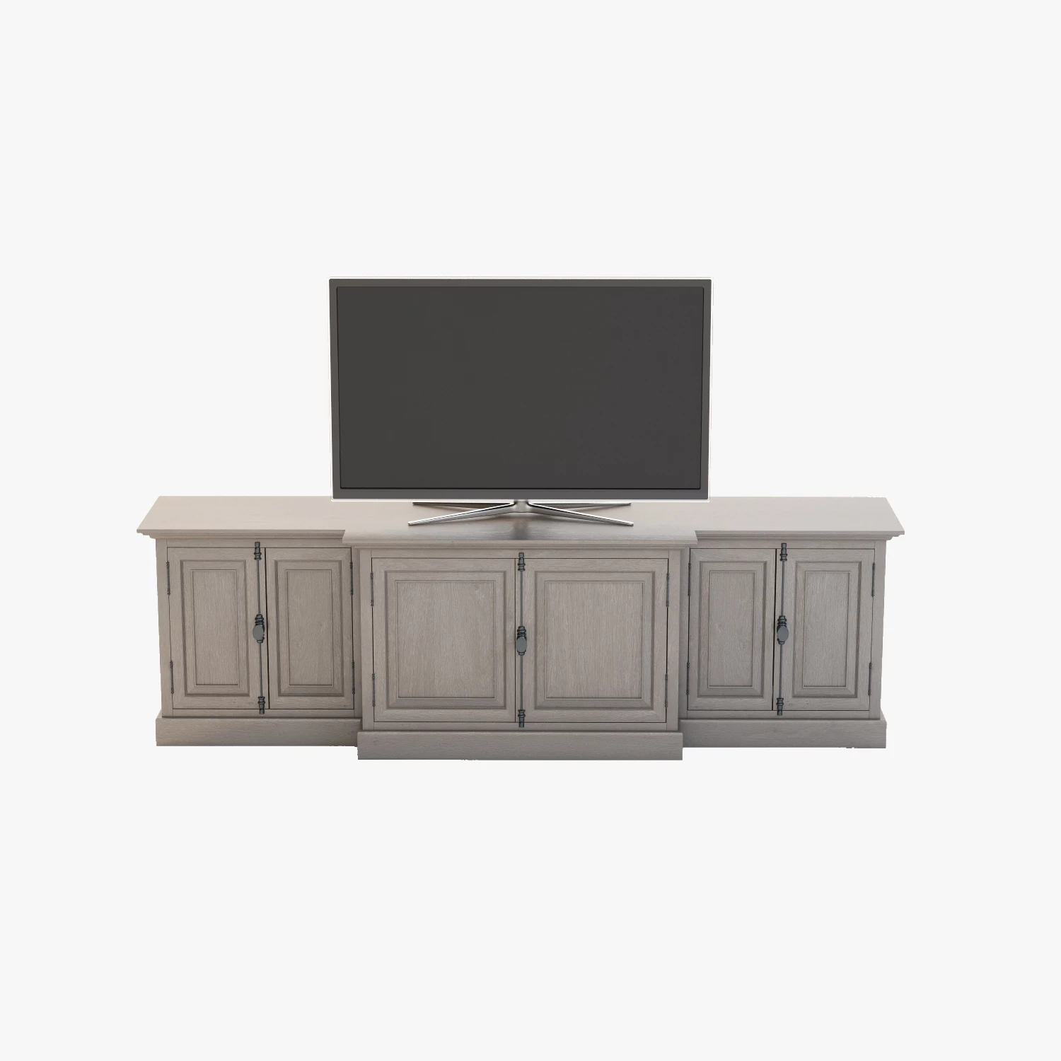 French Panel Media Console 3D Model_012
